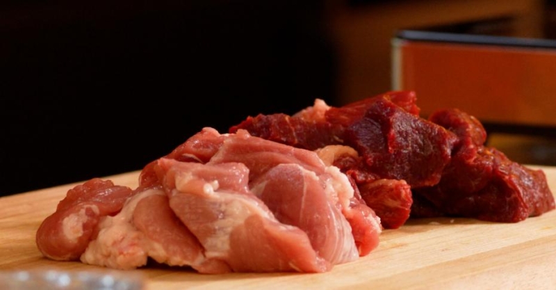 Хрустящие пельмени с мясом в соусе терияки